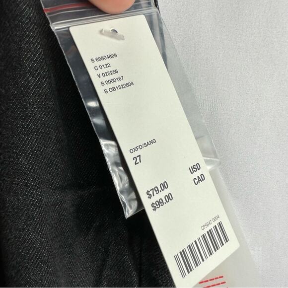 UO BDG Low-Rise Trouser Jeans Washed Black Denim NWT in Size 27 - Picture 3 of 8